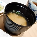 和心とんかつ あんず はなれ - 御味噌汁