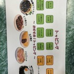 みのや - トッピングメニュー