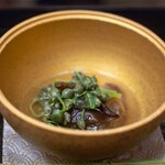 よし町 - 2025.9 ミズの実とキクラゲの煮浸し