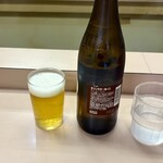 大陸ラーメン - 瓶ビールはキリンラガービールの中瓶
