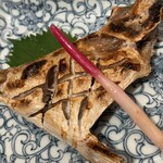 あじふらい てしお - ワラサのカマ塩焼き