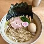 だし・麺 未蕾 - だしそば塩、味玉、海苔トッピング