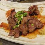 まんば - この日のお勧め、レバー、旨い！