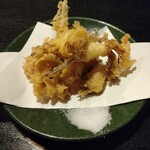 さぶろー - 水耕ニンニクの天ぷら