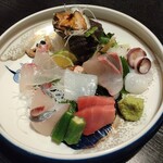さぶろー - マグロ（中トロ）＆真鯛＆シマアジ＆カンパチ＆イカ＆サザエ＆タコ