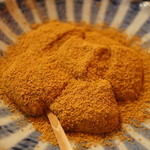 腰掛庵 - わらびもち（麦茶付・500円）