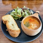 スープホリック - モーニングセット 海老の濃厚ビスク