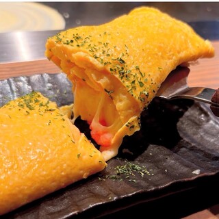 鉄板焼きメニューも豊富！おすすめは「出汁巻き玉子」！