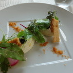 ラ・ヴェルデュール - 前菜真鯛のブランダード厳選野菜の彩り