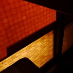 全席個室 楽蔵 - 足もとは網になっとります。