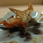 いまゐ - 甘海老の卵と一緒に焼いた殻