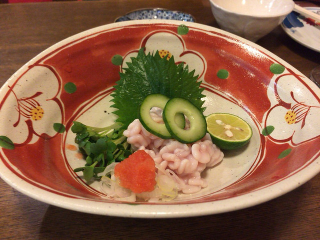 わかば屋 - たら白子刺身