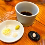 蕎麦倶楽部　佐々木 - つゆと薬味はシンプルに
オススメはやはり「塩」です