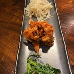 炭火焼肉 ホルモン にく式 - 三種盛り