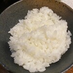 炭火焼肉 ホルモン にく式 - 白米