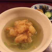 京都祇園 天ぷら八坂圓堂 - 海老のお茶漬け
