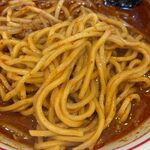 蒙古タンメン中本 - 麺アップ