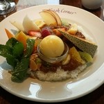 ア・ヴォートル・サンテ・エンドー - フルーツカレーアップ。このビジュアルは女子ならずとも？