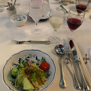 Restaurant Bordeaux - Aussie Tenderloin Lunch Course, JPY 3,520 (Includes rice, salad, soup, dessert, and coffee)