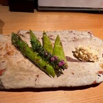 炭火焼き鳥 鶏尽 - アスパラ