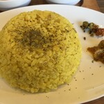 カフェ サザンスタイル - ライスL250円+自家製唐辛子のアチャール（サービス）