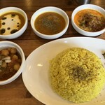 カフェ サザンスタイル - 3種類+ポタージュ+ライスL 1,450円