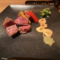青ひげ - 赤身肉のレア