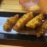 肴や 八一十 - とうもろこしのフライ？