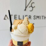 アトリエ スミス - スイートポテトとモンブランのパルフェ