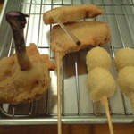 秀勝 - 安くて大きくて旨すぎる串カツと普通に旨い若鶏と３玉だったら最高なのにの白玉（うずら）