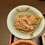 瀬戸内味覚処 芸州 本店 - 豚とごぼうの柳川風