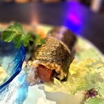 ブルーラグーン レストラン - ポーク玉子おにぎり　おにぎりって言うけど、海苔巻きです