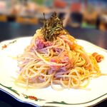 ブルーラグーン レストラン - 明太子パスタ　明太子たっぷり！