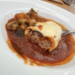 飛行船スタイル 南條 - チーズハンバーグ