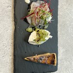 euro dining claret - 前菜３種盛り