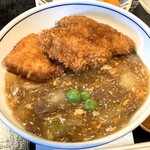 牛なべ 入間 - ミックス丼牛丼＆カツ丼のハーフ