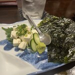 だんどり - 韓国海苔とクリームチーズ　正解の食べ方教えて