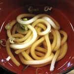 華のれん - 「みやび豚バラしょうが焼定食」の 冷たいかけうどん