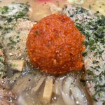 龍上海 - 『赤湯からみそラーメン』のからみそ