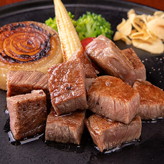 Teppanyaki cooked right in front of you at the counter!