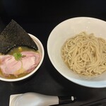らぁ麺 飛鶏 - 地鶏とホタテのつけそば1750円
