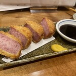 酒場のんき - ハムカツ