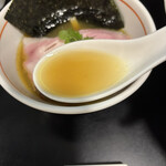 らぁ麺 飛鶏 - 透明度高し