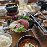 サムギョプサルと野菜 いふう - 選べるセットはユッケジャンスープ♡