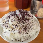 七福亭 - ご飯(中)は振りかけサービス^^