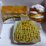 リリエンベルグ - ミルフィーユ、モンブラン、シュークリーム