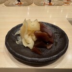 札幌 鮨 よこ田 - ガリ･しば漬け