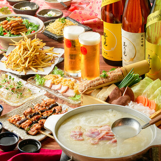 宴会に◎旨ダシ鍋＋人気鳥料理＋飲み放題付4500円～!!