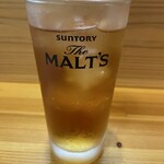 和心庭 カンノ - お冷は麦茶