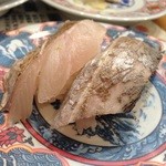 廻鮮寿司 塩釜港 - 太刀魚（塩釜産）350円